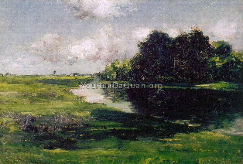 Long Island Landscape after a Shower of Rain - 威廉·梅里特·查斯